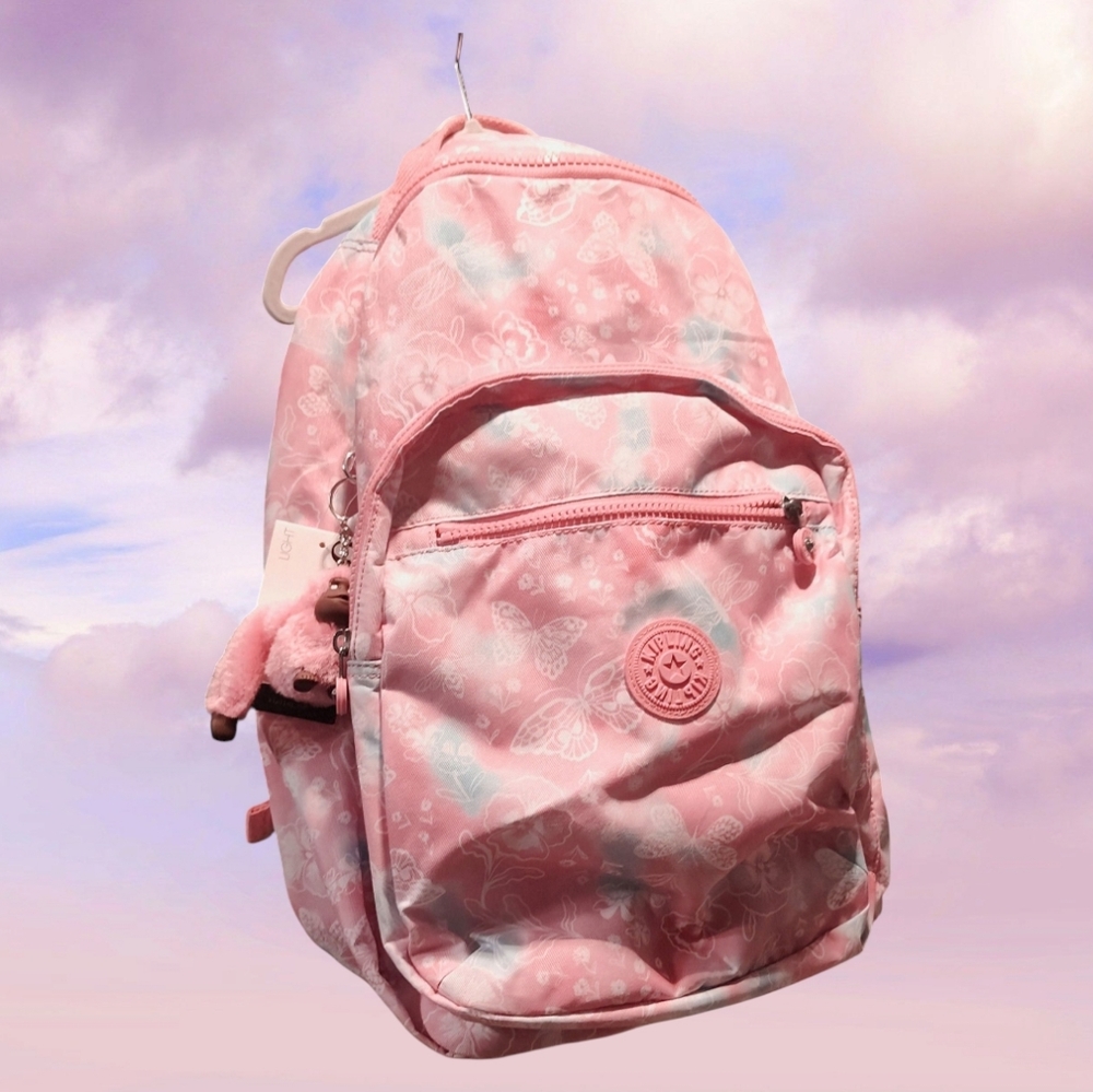Kipling Seoul Large 17" Backpack "Garden Clouds"